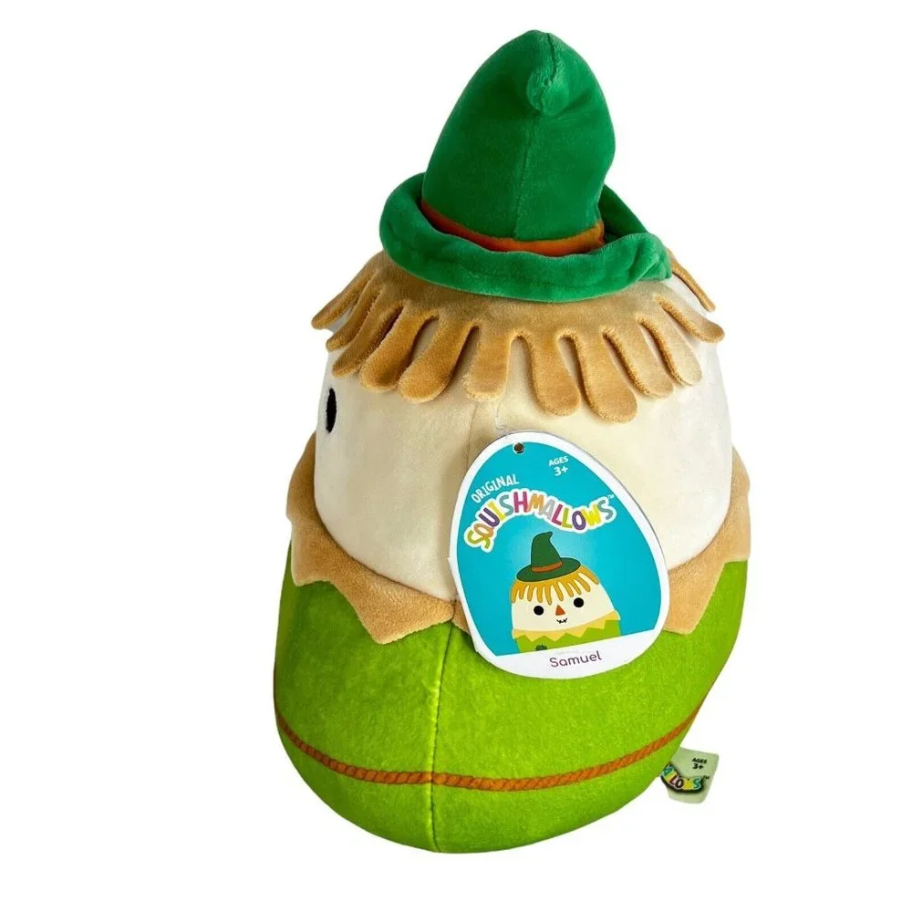 Squishmallow Samuel The Scarecrow 11” Kellytoys Halloween Stuffed‎ Animal Toy